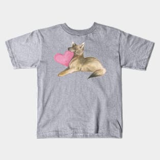 Wolf Heart Kids T-Shirt